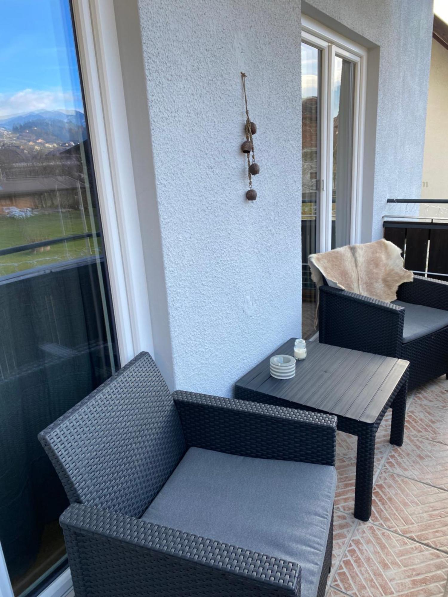 Appartement Kuhglocken Ferienhaus Fuenf Sinne Döbriach Kültér fotó
